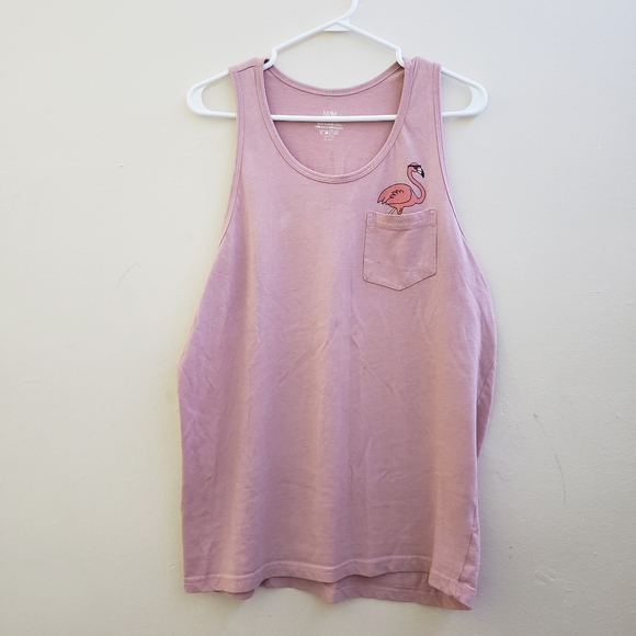 🦋Women Woman Flamingo Summer Tank Top Shirt - Picture 1 of 5